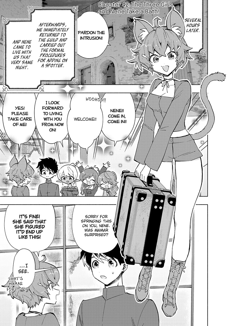 Three Daughters and Nene Took a Bath page 0
