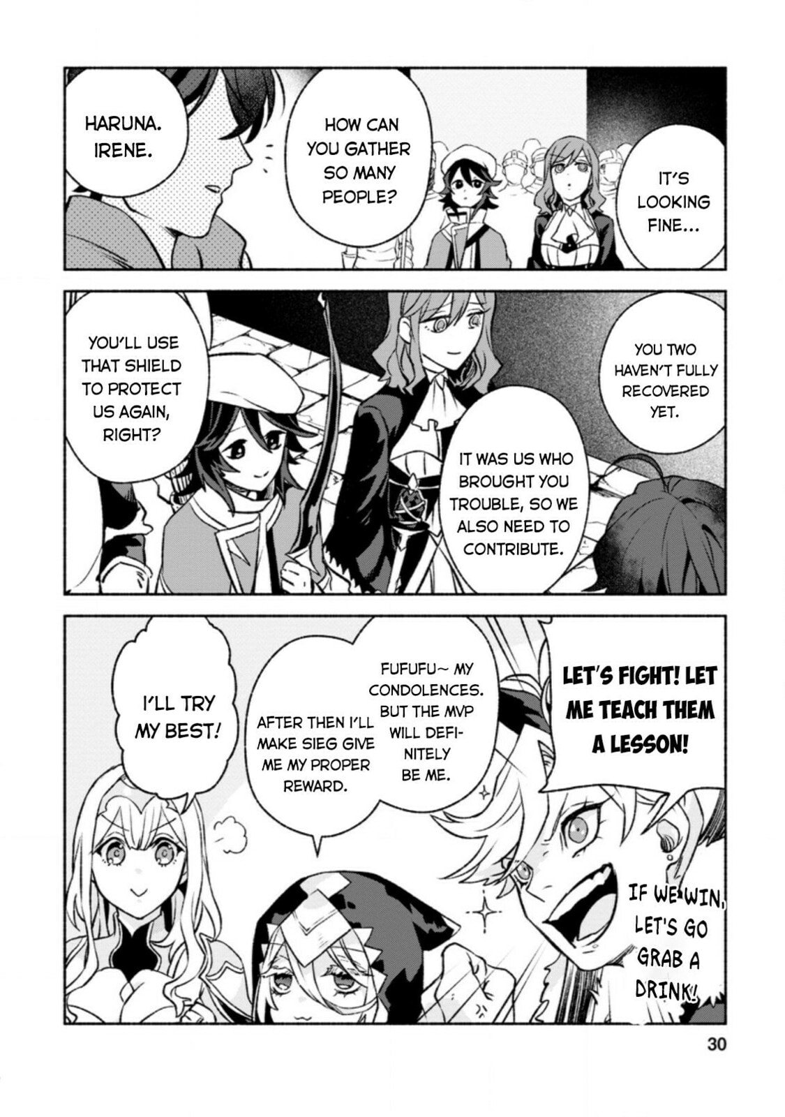 Sono Monban, Saikyou Nitsuki: Tsuihou Sareta Bougyo Ryoku 9999 no Senshi, Outo no Monban Toshite Musou Suru – Chapter 11 page 28