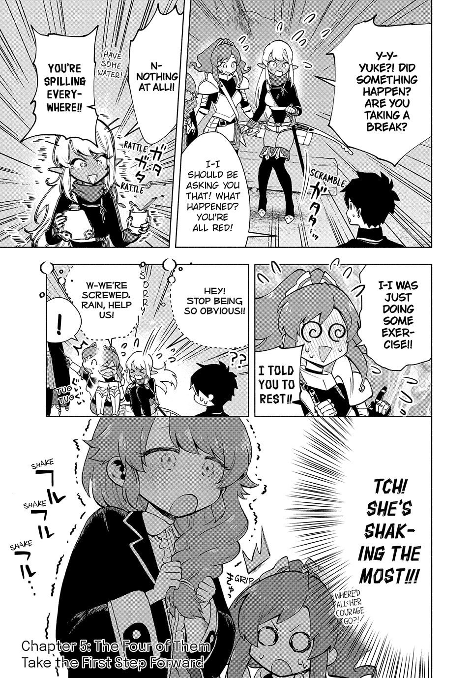 Together, the Four of Them Take One Step Forward page 0
