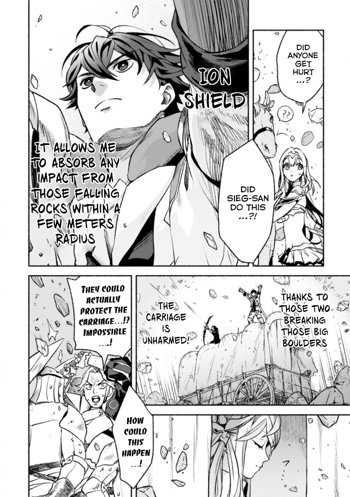 Sono Monban, Saikyou Nitsuki: Tsuihou Sareta Bougyo Ryoku 9999 no Senshi, Outo no Monban Toshite Musou Suru – Chapter 15 page 13