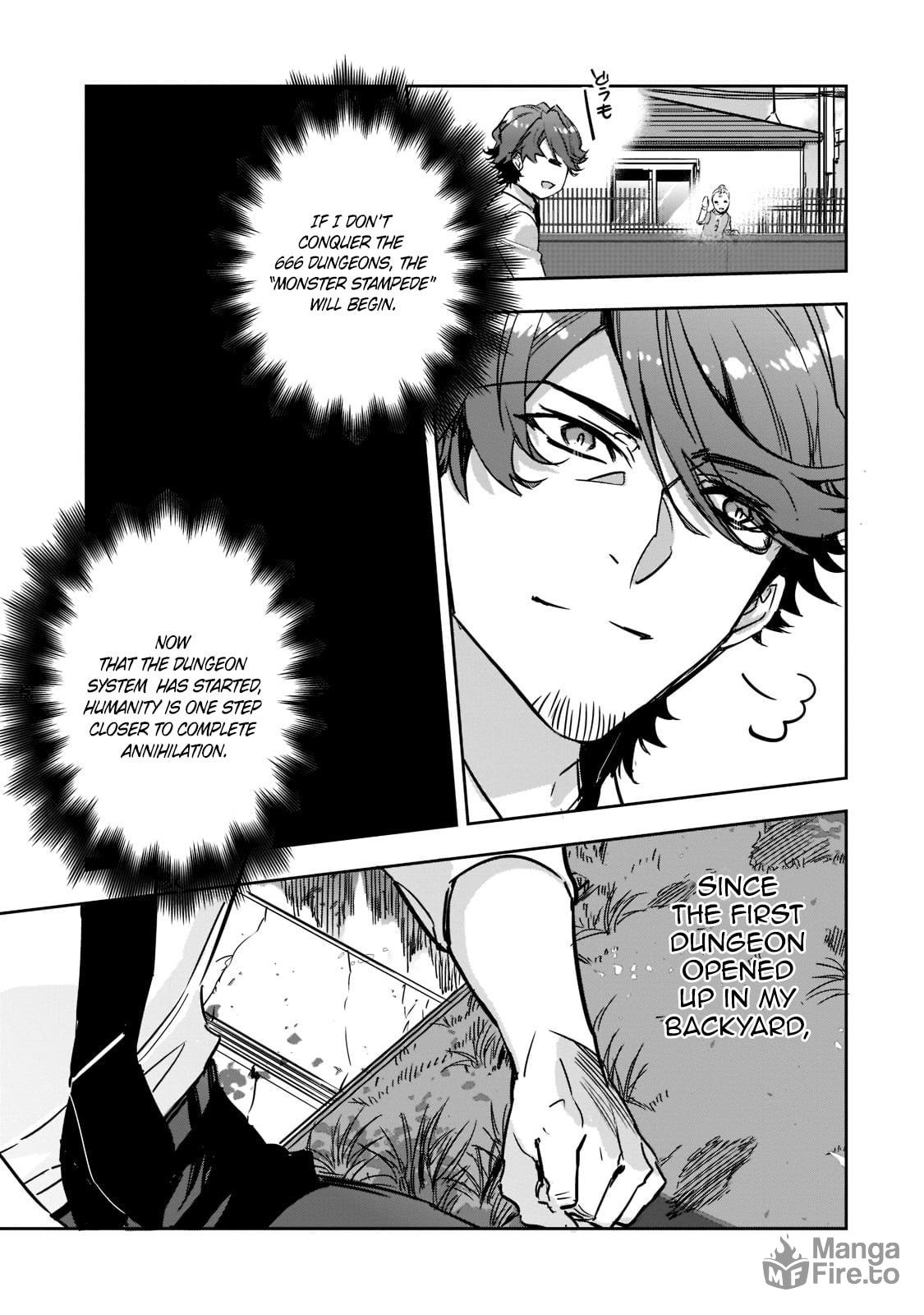 Dungeon Busters: I Am Just Middle-Aged Man, But I Save the World Because of Appeared the Dungeon in My Home Garden. – Chapter 3 page 9