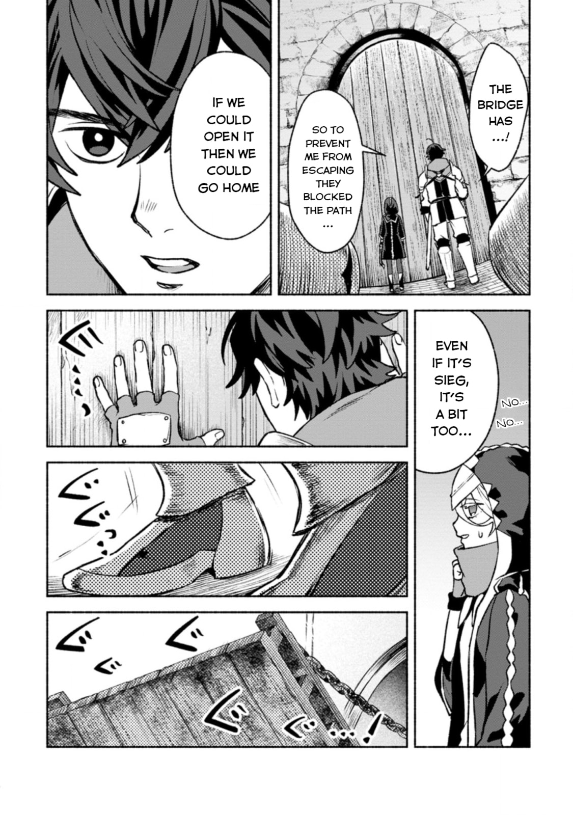 Sono Monban, Saikyou Nitsuki: Tsuihou Sareta Bougyo Ryoku 9999 no Senshi, Outo no Monban Toshite Musou Suru – Chapter 18 page 28