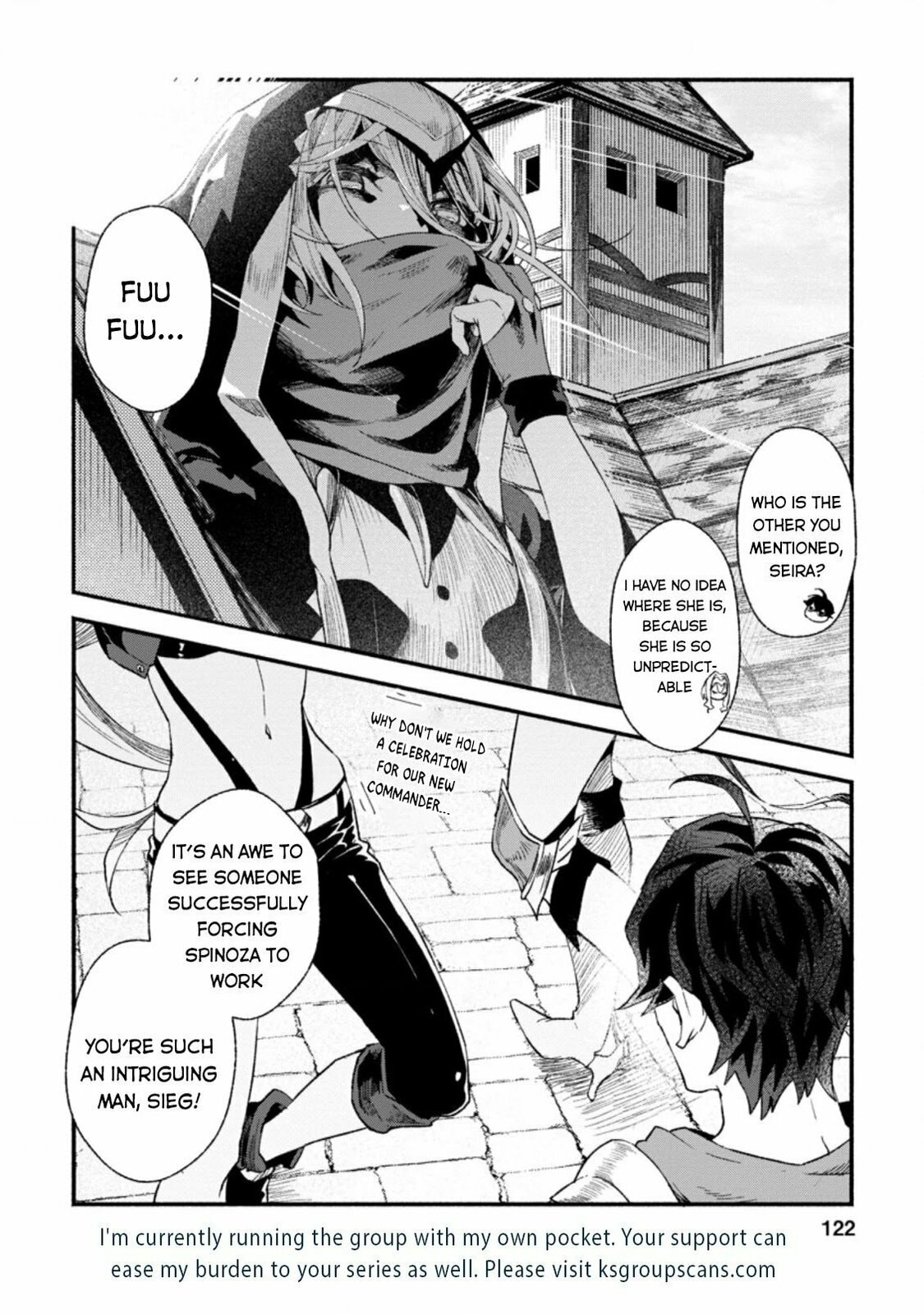 Sono Monban, Saikyou Nitsuki: Tsuihou Sareta Bougyo Ryoku 9999 no Senshi, Outo no Monban Toshite Musou Suru – Chapter 4 page 30