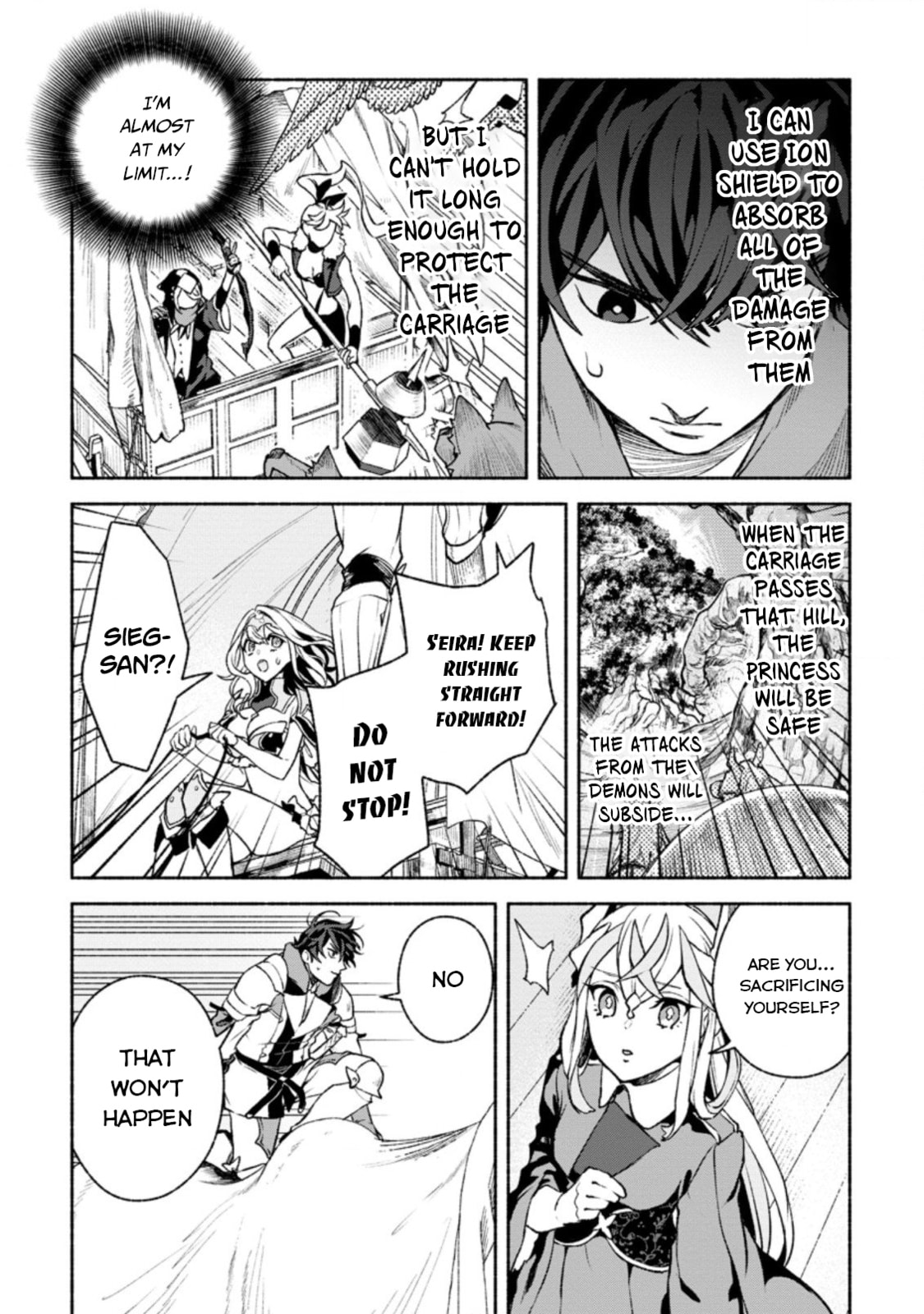 Sono Monban, Saikyou Nitsuki: Tsuihou Sareta Bougyo Ryoku 9999 no Senshi, Outo no Monban Toshite Musou Suru – Chapter 15 page 30