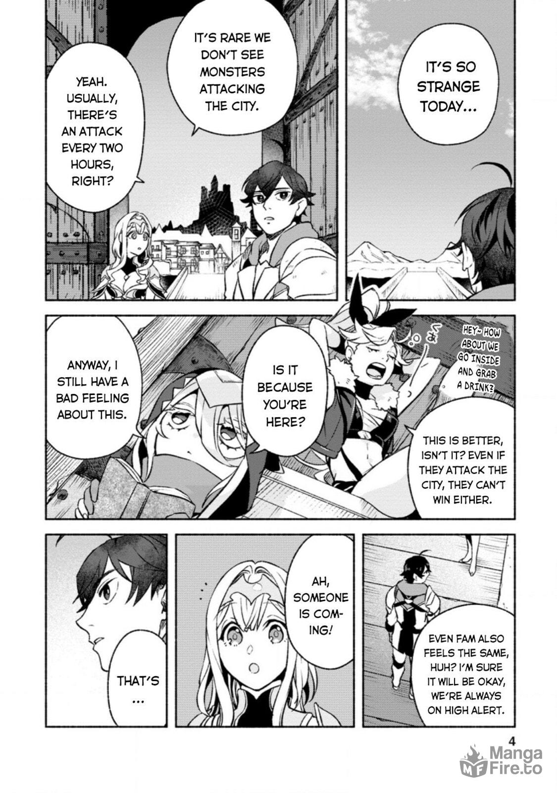 Sono Monban, Saikyou Nitsuki: Tsuihou Sareta Bougyo Ryoku 9999 no Senshi, Outo no Monban Toshite Musou Suru – Chapter 11 page 2