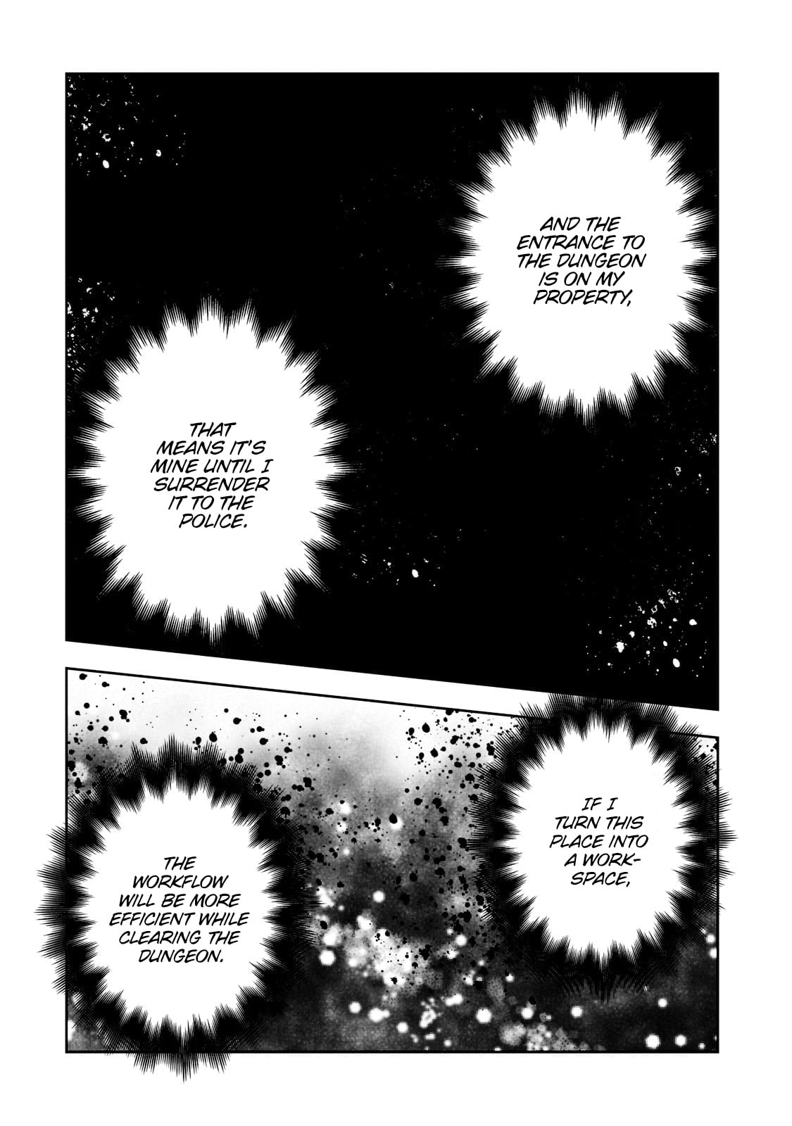 Dungeon Busters: I Am Just Middle-Aged Man, But I Save the World Because of Appeared the Dungeon in My Home Garden. – Chapter 3 page 10