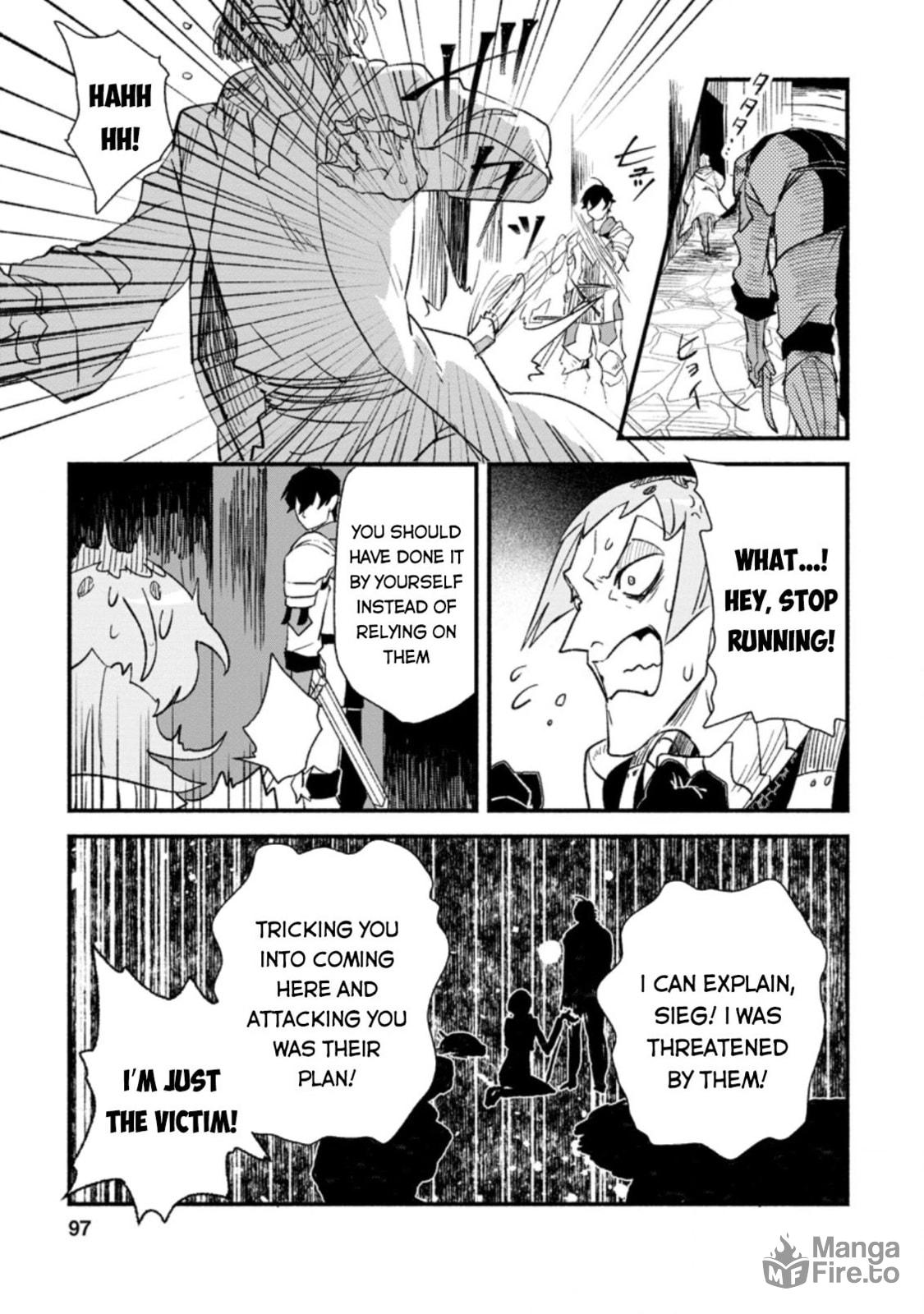 Sono Monban, Saikyou Nitsuki: Tsuihou Sareta Bougyo Ryoku 9999 no Senshi, Outo no Monban Toshite Musou Suru – Chapter 4 page 5