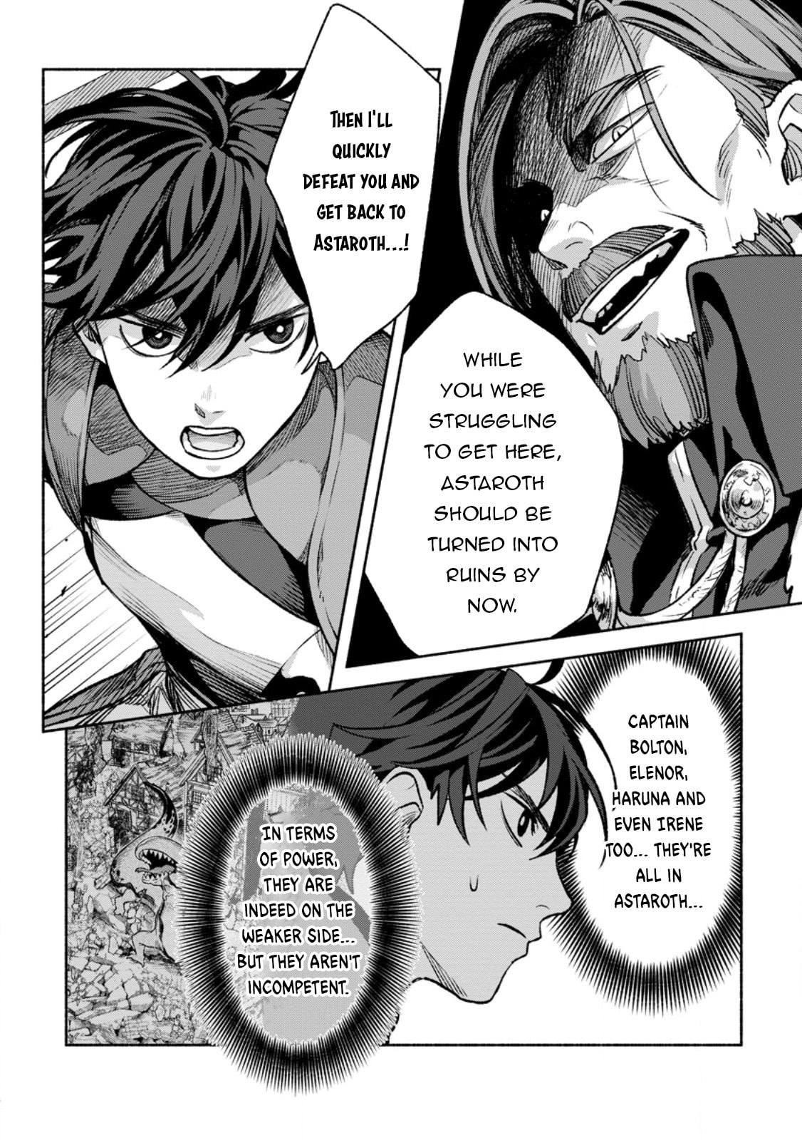 Sono Monban, Saikyou Nitsuki: Tsuihou Sareta Bougyo Ryoku 9999 no Senshi, Outo no Monban Toshite Musou Suru – Chapter 29 page 28