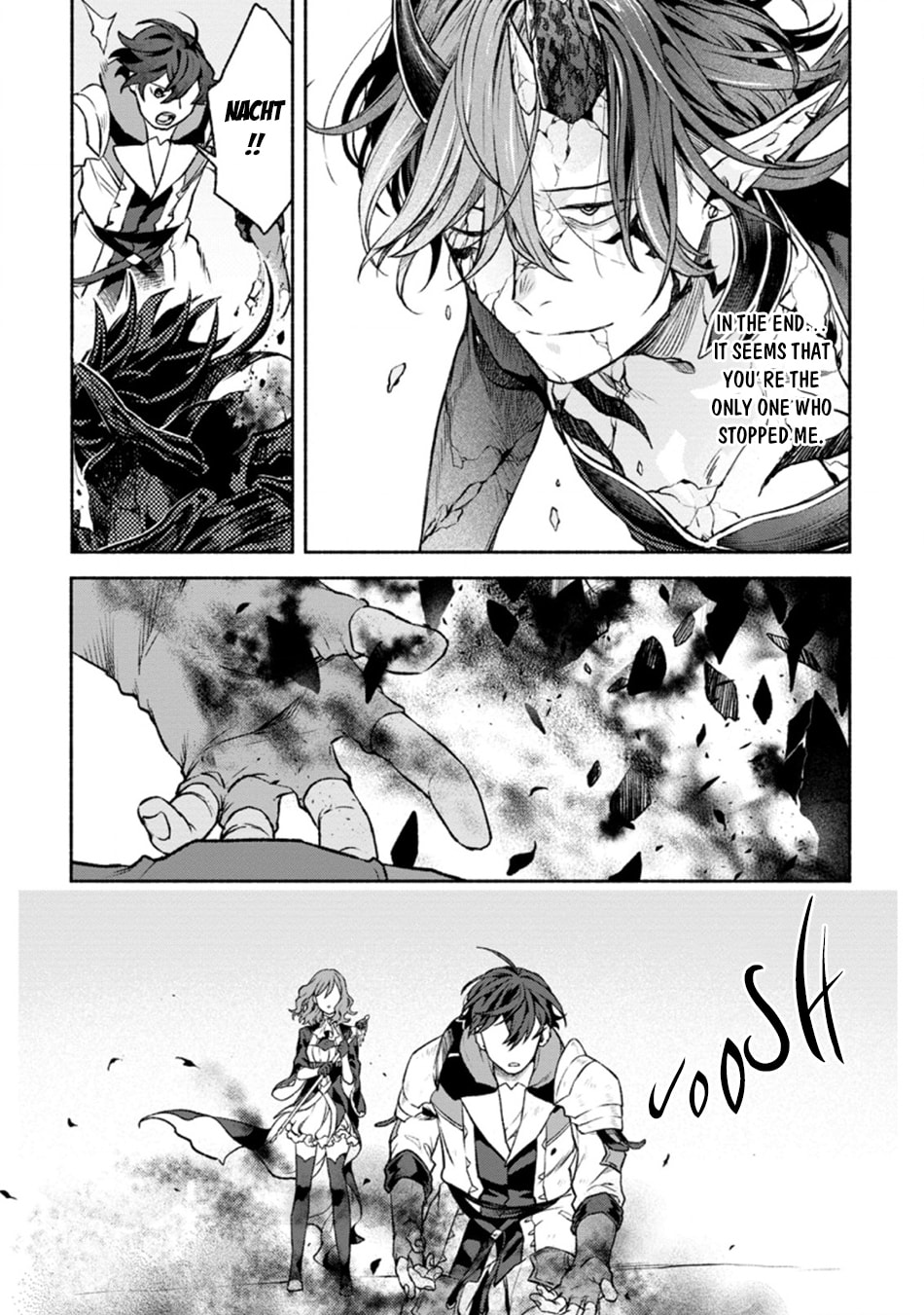 Sono Monban, Saikyou Nitsuki: Tsuihou Sareta Bougyo Ryoku 9999 no Senshi, Outo no Monban Toshite Musou Suru – Chapter 12 page 30