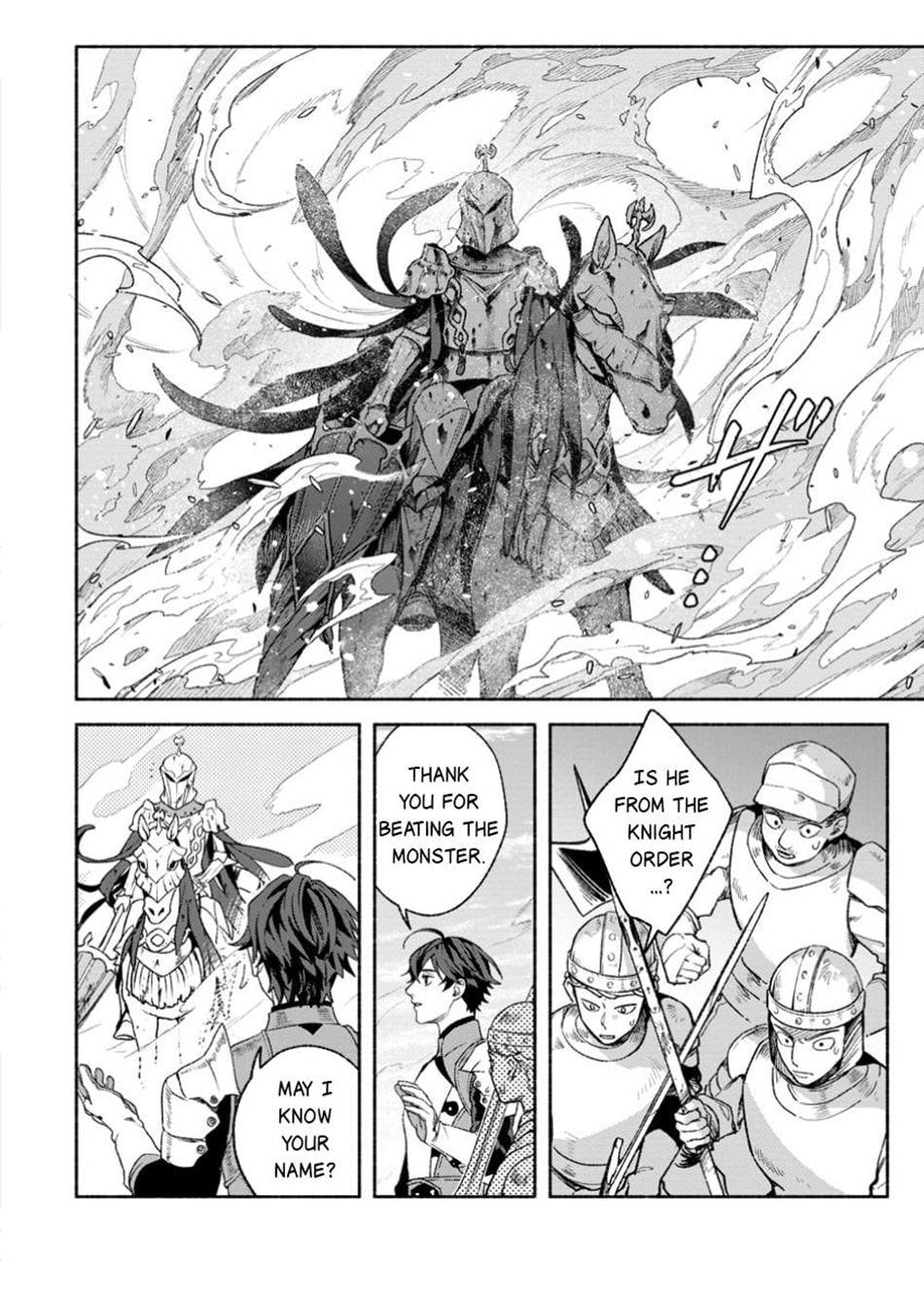 Sono Monban, Saikyou Nitsuki: Tsuihou Sareta Bougyo Ryoku 9999 no Senshi, Outo no Monban Toshite Musou Suru – Chapter 35 page 28