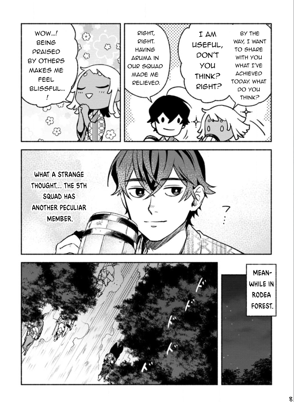 Sono Monban, Saikyou Nitsuki: Tsuihou Sareta Bougyo Ryoku 9999 no Senshi, Outo no Monban Toshite Musou Suru – Chapter 23 page 28
