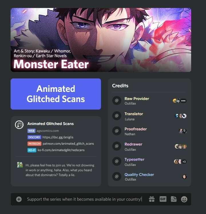 Monster Eater – Chapter 0 page 0